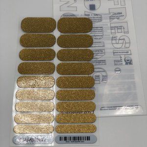 Jamberry Wraps, Gold Sparkle, Full Sheet